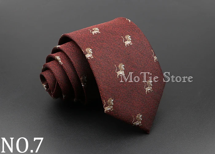 Neuheit Herren Blumenkrawatte Braunbär Pferd Bedruckte Krawatten Mode Polyester Krawatte Hochzeit Business Party Anzug Kleid Gravatas Geschenk – Detail 8