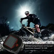 Sunding Clock Stopwatch Digital LCD Bicycle Computer Odometer Bike Meter Speedometer Drop shipping new arrival odometer bike meter speedometer digital lcd bicycle computer clock stopwatch