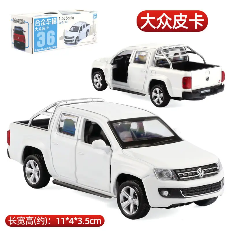 Модель литая автомобиля в масштабе 1:46 для сборной модели пикапа TheVolks КОЕ/амарок