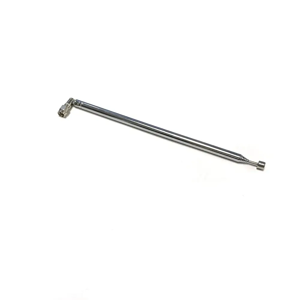 Antena telescópica con conector macho SMA, 7 Secciones, 205mm de largo, 1 metro para Radio FM, control remoto aéreo, 1 ud.