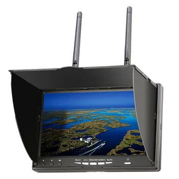 

FPV Monitor 5.8G 40CH 7 Inch Raceband 800X480 with DVR Build-in Batteryr Video Sn for FPV Multicopter EU Plug