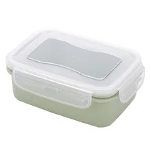 Квадратная коробка для хранения еды, холодильник, пластиковая коробка для микроволновой печи, Ланч-бокс для кухни, коробка для хранения еды, ПП, замороженная герметичная коробка, 3 цвета