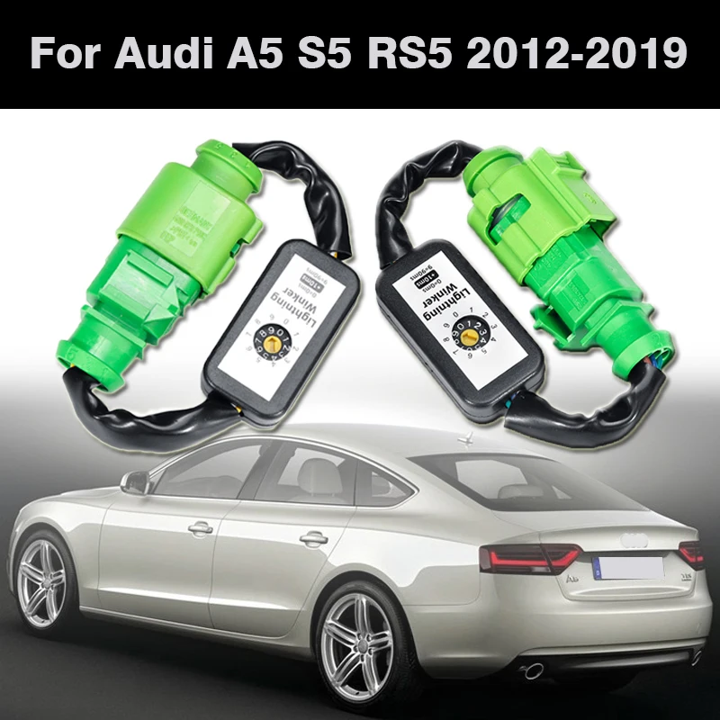 2 шт. светодиодный индикатор поворота для Audi A5 S5 RS5 2012-2019 | Автомобили и мотоциклы