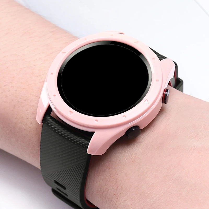 Защитный чехол для Honor watch Magic защитная рамка аксессуары прочный - Цвет: Pink