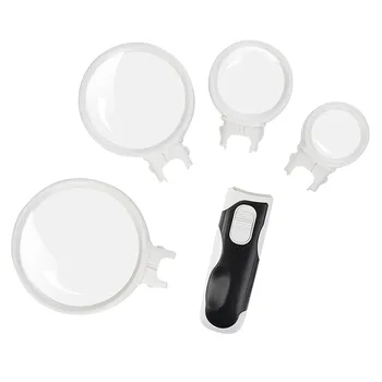 

2.5/5/10/16x Times Magnifier Lens Glass Reading Map Jewelry Loupe Magnifying