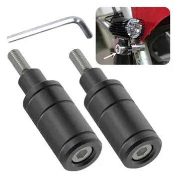

2Pcs/Set CNC Motorcycle Head LED Light Bracket Mounting Post Bar Clamp Support Automobile Electric Accessories