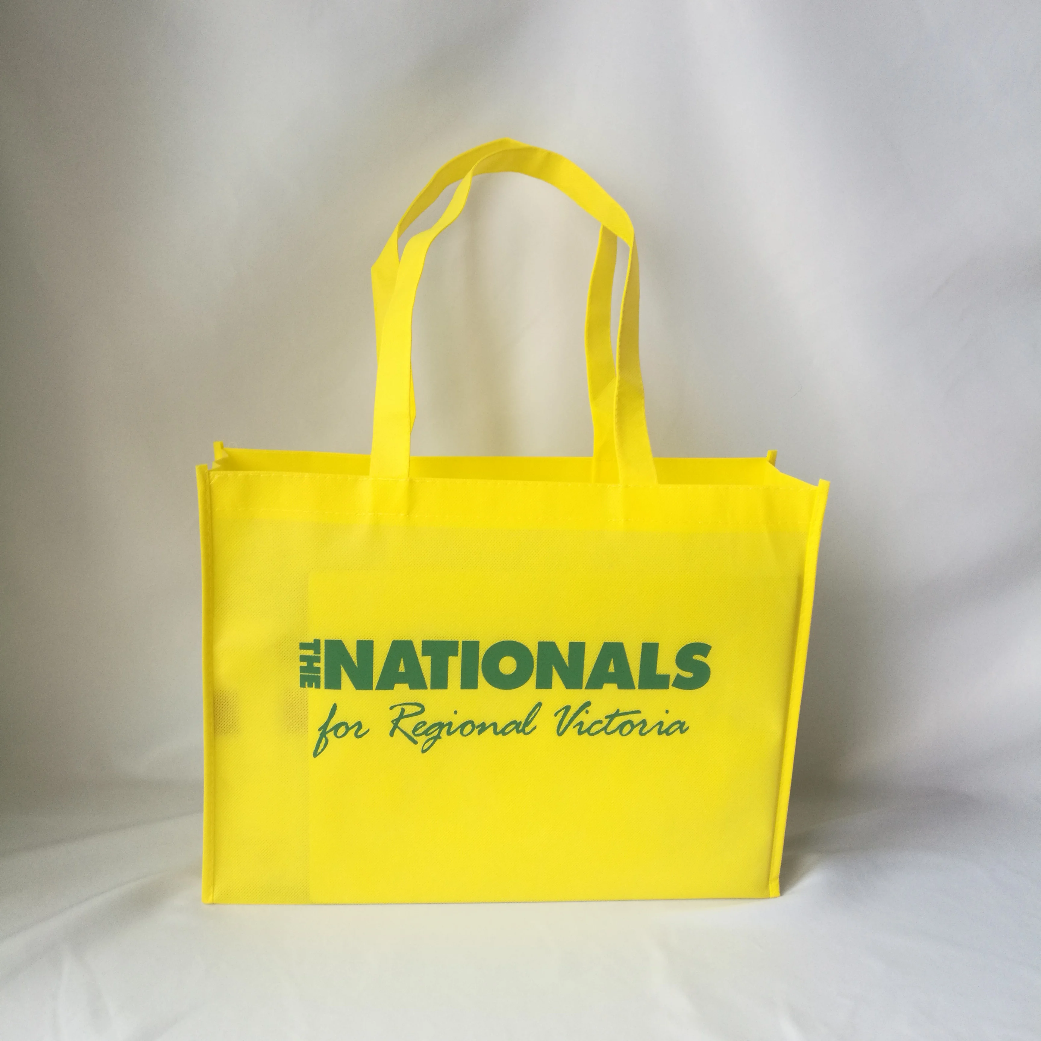 5000 шт/партия 30Hx40x10cm большой емкости многоразовые желтые нетканые тканевая сумка-шоппер для обуви Одежда подарок торговля шоу