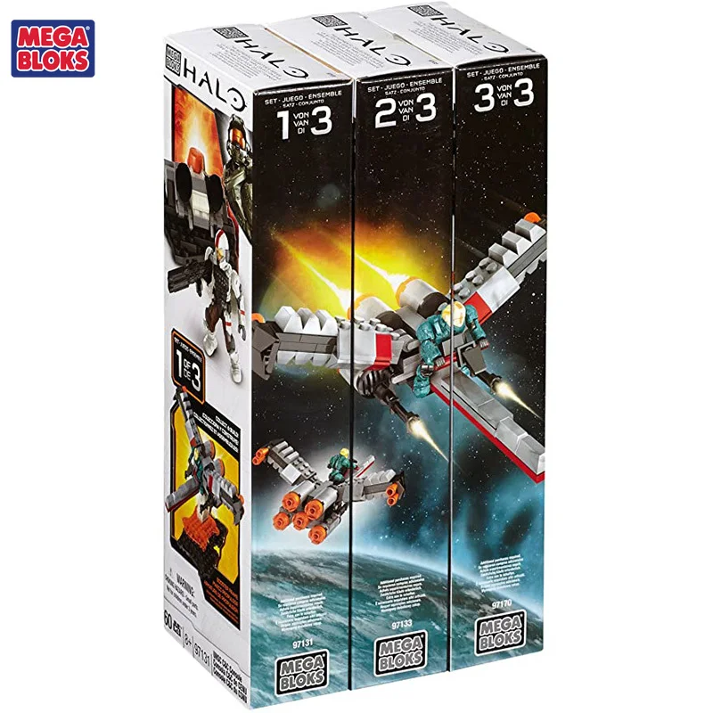 Mega bloks HALO halo Meijiabao 2 5 строительные блоки супер подвижная игрушка кукла цветная