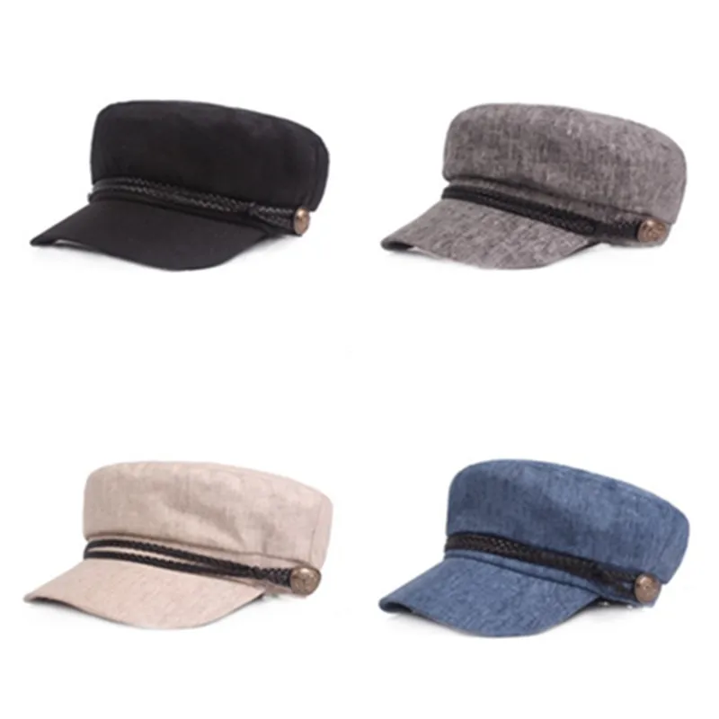 XdanqinX Кепка Snapback Элегантная Женская мода Ретро армейские военные шапки взрослые мужские плоские кепки s Осень новая простая хлопковая кепка
