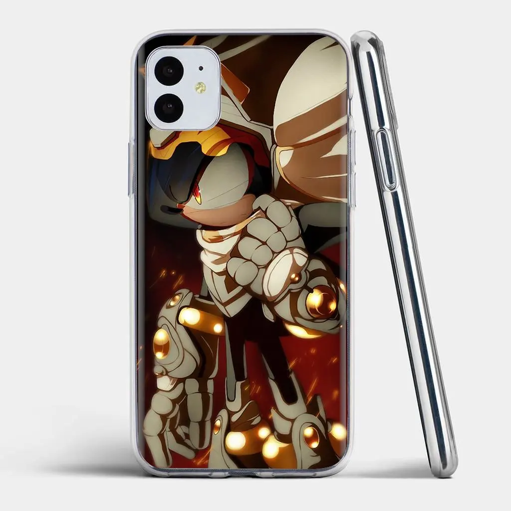 Силиконовый чехол для Xiaomi Mi A1 A2 A3 5X 6X 8 9 9t Lite SE Pro Max Mix 1 2 3 2S Silver Sonic The Ежик Shadow