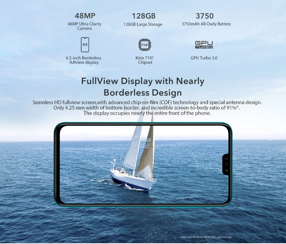 New Arrival Honor 9X Lite Smartphone 4G128G 48MP AIS Camera 6.5'' Mobile Phone Android Face Unlock Turbo 3.0 OTA NFC (3)