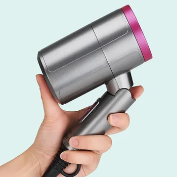 

Portable Folding Hair Dryer Radiation Free Ionic Infrared Ceramic Low Noise Compact Blow Dryer Best for Pregnancy Kids Home Use