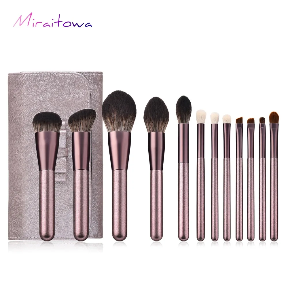 12 pcs Makeup Brushes Set professional Foundation Powder Eyeshadow Blending Eyebrow kabuki cosmetic brush Tool