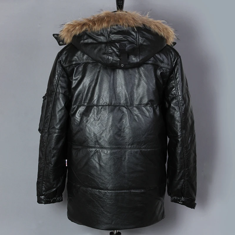 Рисунок 2 - Мужская длинная куртка из натуральной кожи