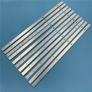 

12Pieces/set LED Backlight strip 8 lamp For Hai er LE55F3000W LE55A910 LED55D8-ZC14-05(A)
