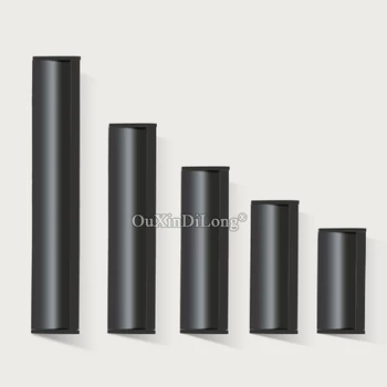 

New Arrival 2PCS European Recessed Invisible Furniture Handles Cupboard Wardrobe Kitchen Drawer Shoe TV Cabinet Pulls Handles