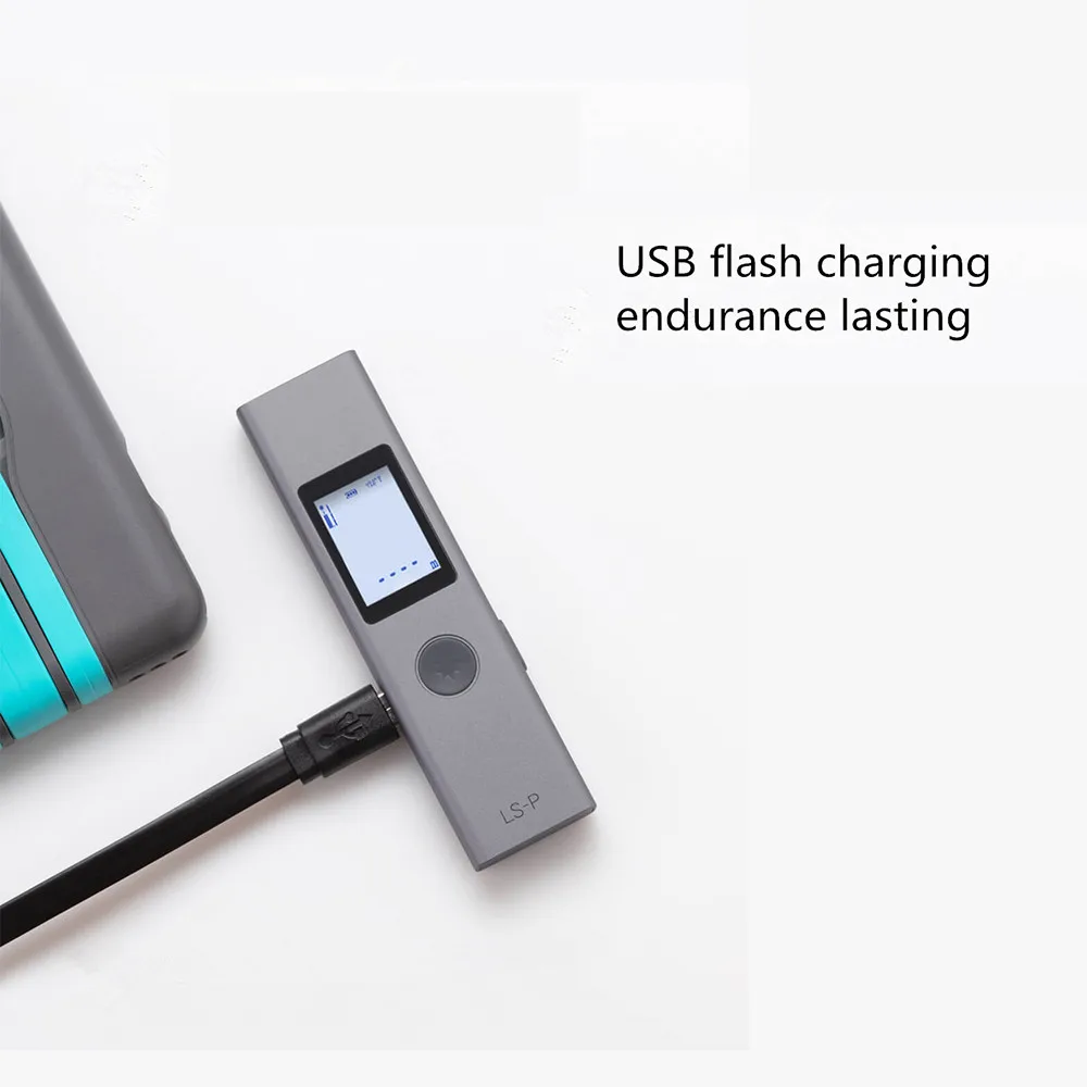 Лазерный дальномер Tuka 40 м стандартное портативное зарядное устройство USB высокая