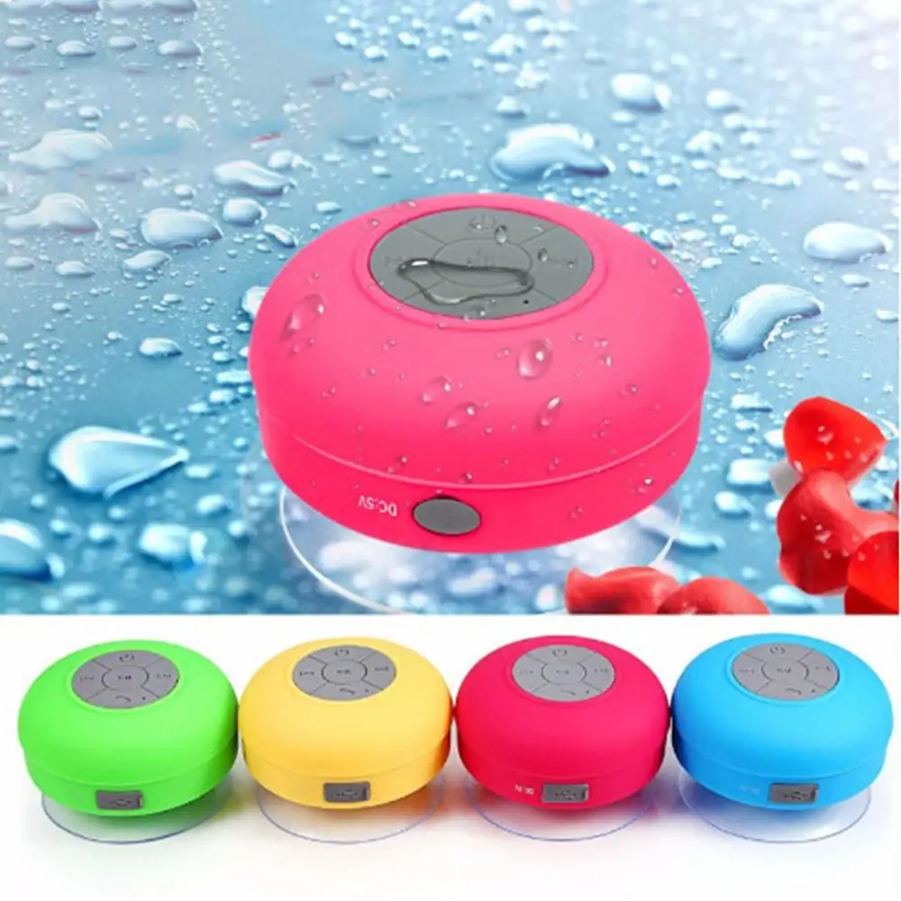 

Mini Bluetooth Speaker Portable Waterproof Wireless Handsfree for Showers Bathroom Pool Car Beach Music Loudspeaker With Suction