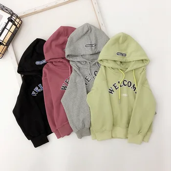 

Spring Baby Boys Hoodies Fashion Korean Letter Hood Sweatshirts for Boy Kids Clothing 2020 Toddler Boy Clothes 2 3 4 5 6 Years
