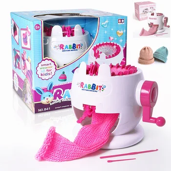 

Girl's DIY Toys Wool Knitting Weaving Machine Creative Cap Scarf Sock 22 Needles Braid Tool New Year Christmas Gift for Children
