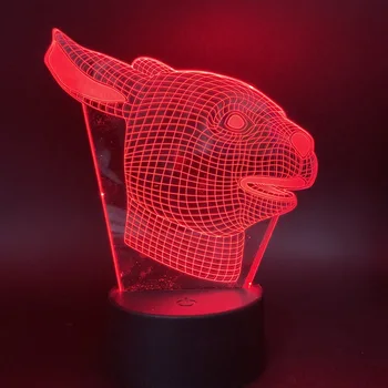 

Led Night Light Rabbit Animal Light for Children Birthday Gift Night Light for Kids Bedroom Lovely Rabbit decoration 3D Lamp