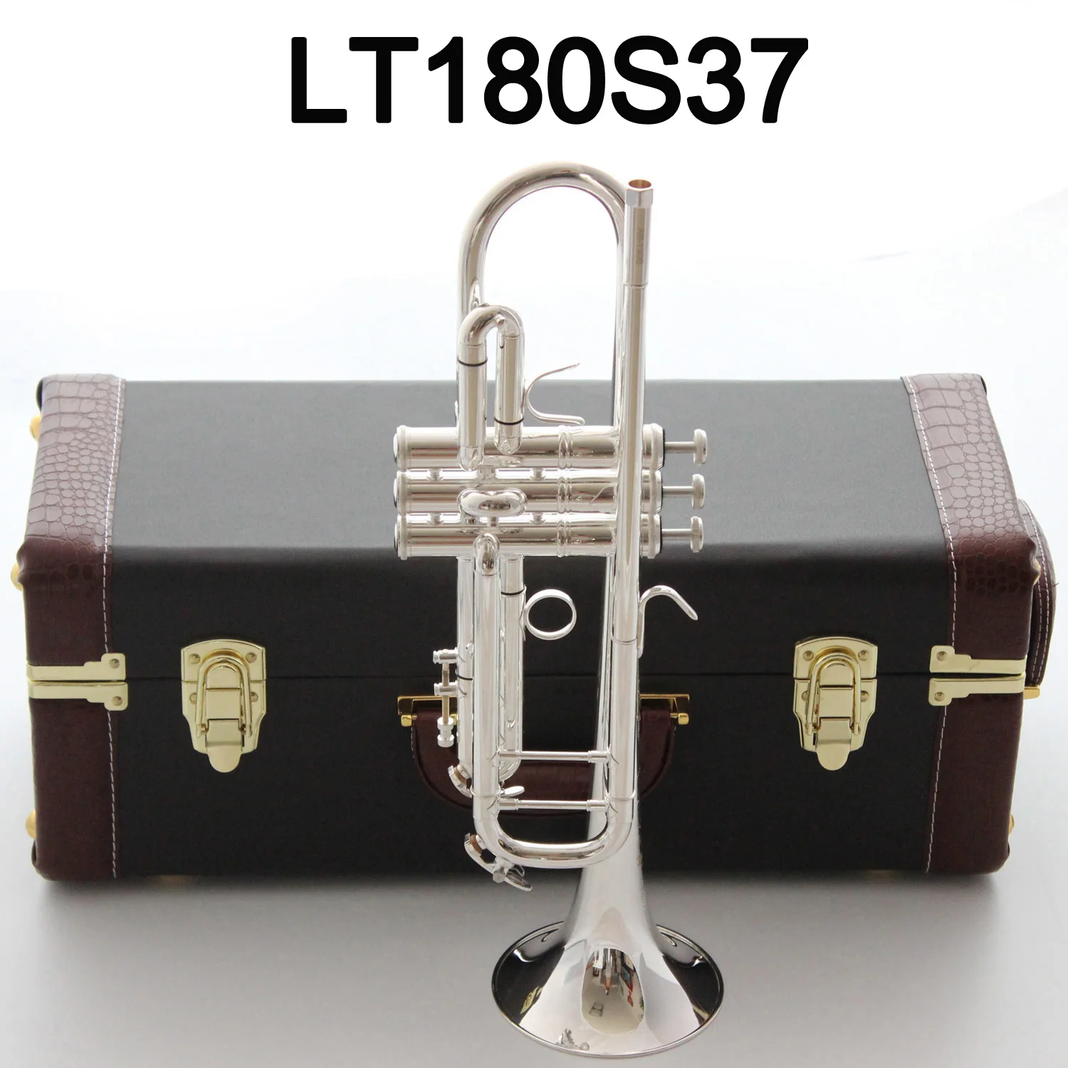 New De Xin Bb Trumpet LT180S37 Silver Plated Music Instruments Profesional Trumpets Student Included Case Mouthpiece Accessories