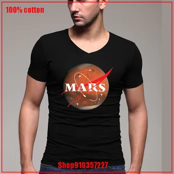

SpaceX The Race to Mars Occupy Mars V-neck T-shirt crew neck Soft Premium Tee Most popular Tops Summer Tops 100% Cotton Tees
