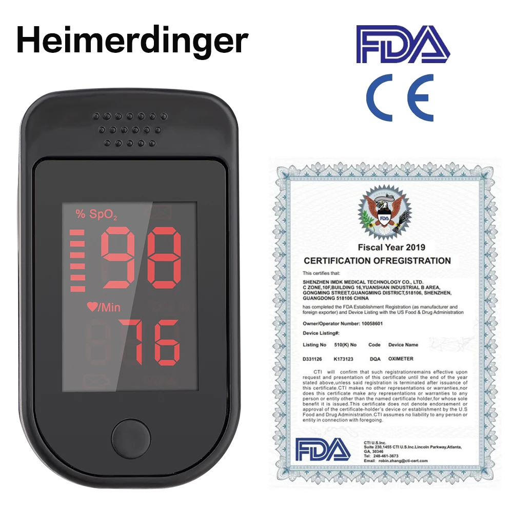

Fingertip Oximeter Health Care Saturation Medical Equipment Without Batter Digital Oxygen Oximetro Household Supplier