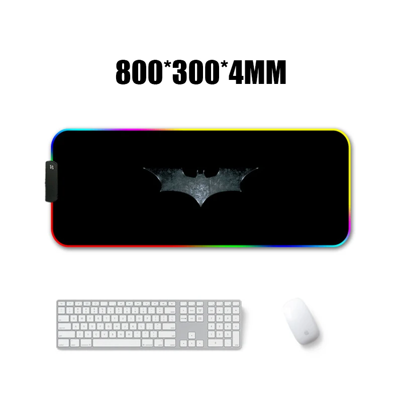 Игровой коврик для мыши RGB коврик для мыши геймер компьютерная коврик для мыши RGB подсветка Mause Pad большой коврик для мыши XXL для настольная клавиатура компьютерные мыши с подсветкой коврик - Цвет: Color 3
