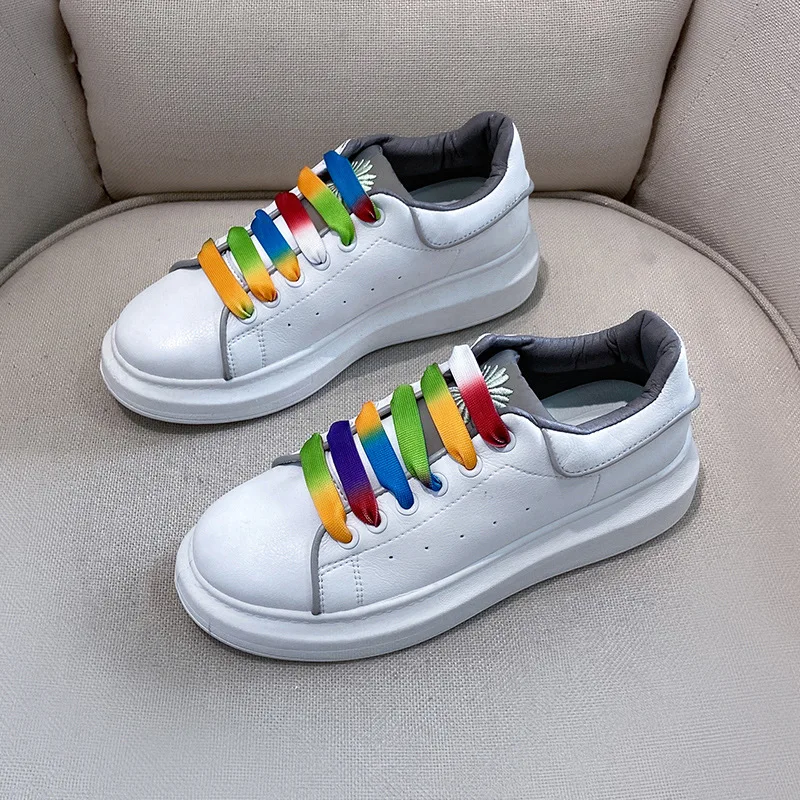 

Women Casual Sneakers Spring Autumn Sneakers Breathable Women Shoes Lace Up Female Boots Comrfortable Platform Shoes Women