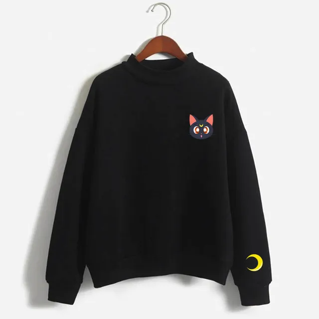 セーラームーントレーナールナ原宿ヒップホップオル韓国スタイル漫画のスウェットシャツ Hoodies Sweatshirts Aliexpress