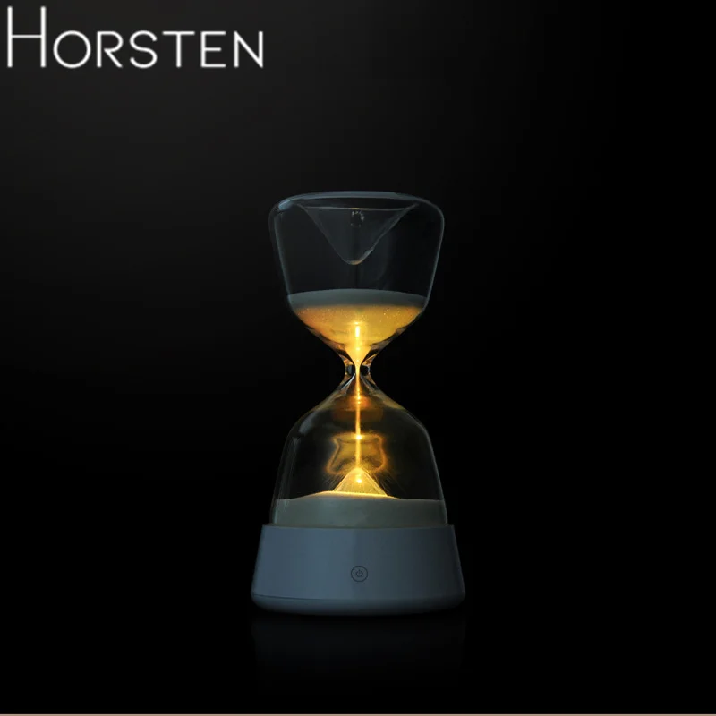 

Creative Hourglass Night Lamp LED Rechargeable Night Light Child with Sleeping Touch USB Hourglass Lamp for Xmas Birthday Gift
