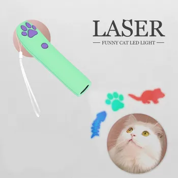

LED Projection Pen Purple Funny Pet LED Teasing Cat Stick Light Toy Pet Supplies Popular Pet Cat Interactive Puzzle