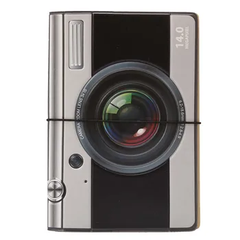 

60PCS / LOT Personality Creative Camera 3-D Passport Sheath Passport Clamp ID Protection Package with traveling passport cover