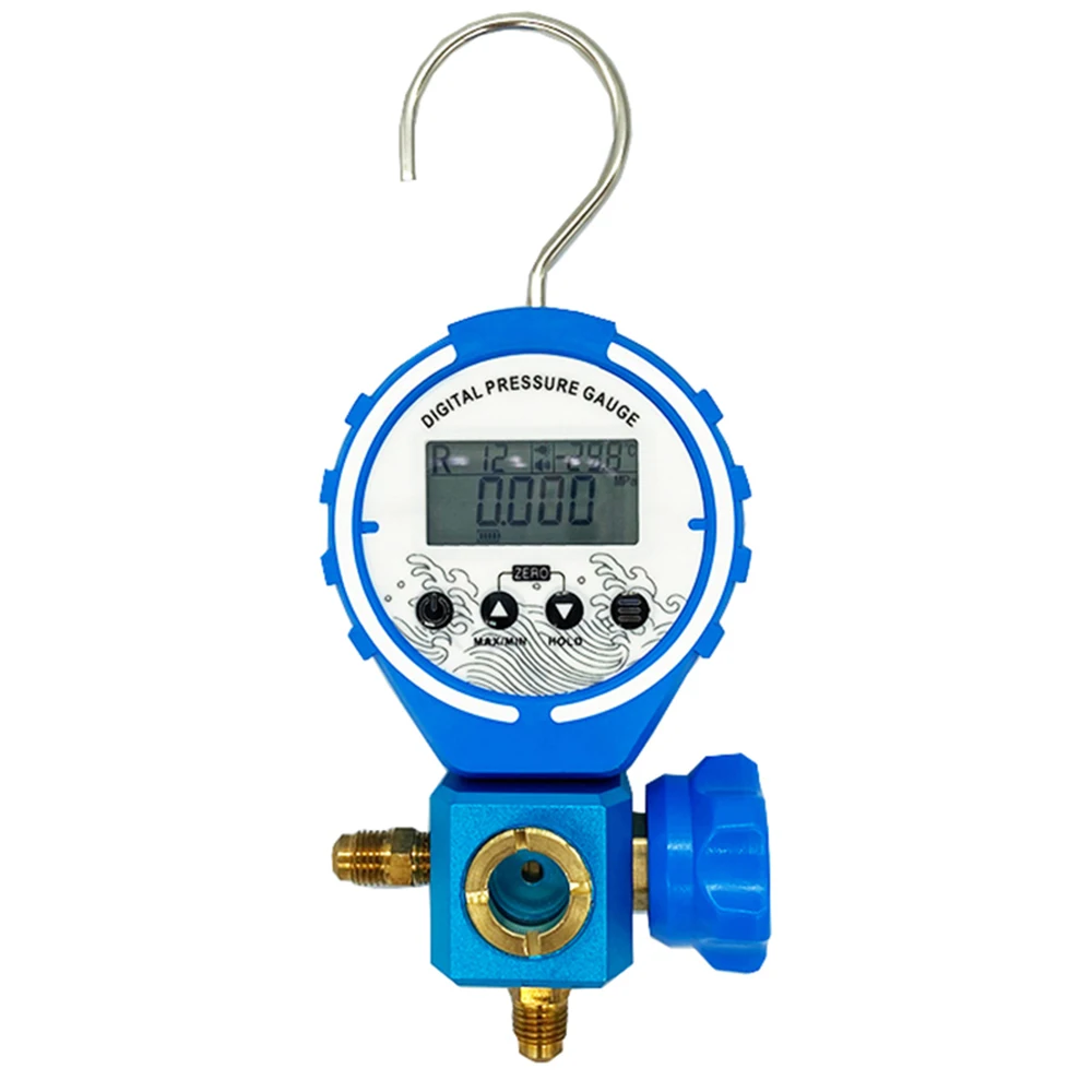 Pressure Gauge Refrigeration HVAC Digital Vacuum Pressure Manifold