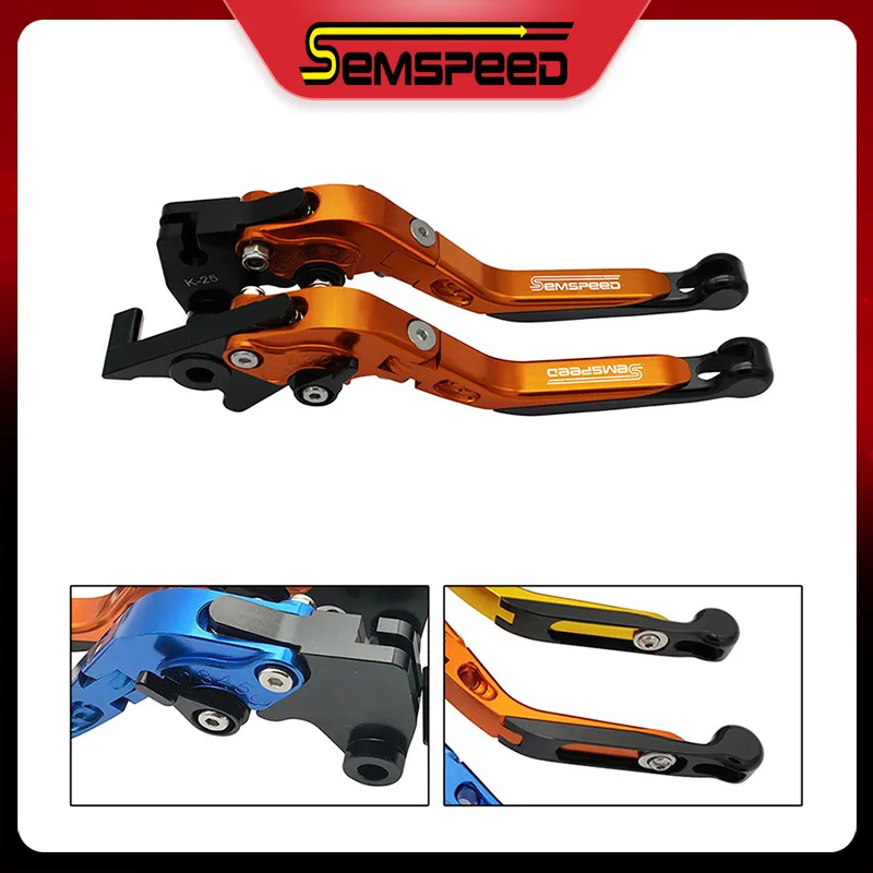 Тормозные рычаги сцепления Semspeed CNC для KAWASAKI NINJA 125 2019 400 2018 300R 2013 250R 2008 2012|Рычаги
