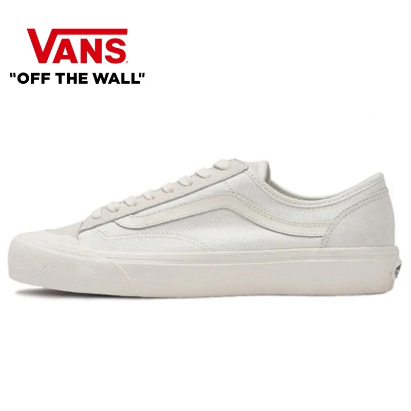 

VANS STYLE 36 SF Men and Women Shoes Original Authentic Classic Retro Low Canvas Shoes White Casual Skate Shoes 2019 VNOA3MVLQC5