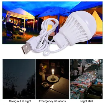 

3W5W7W Camping Light USB Charge Portable Lantern LED Camping Lamp SMD5730 Chips Tent Light Bulb For Outdoor Hiking Travel