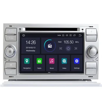 

Car DVD Player Android 10 DAB+2din In Dash For Ford Transit Focus Connect S-MAX Kuga Mondeo With 8 Core Wifi 4G GPS Bluetooth