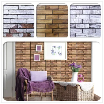 

Wall Stickers Bathroom Tiles PVC Household Living Room Bedroom Kitchen Oil And Waterproof Vinyl Tiles