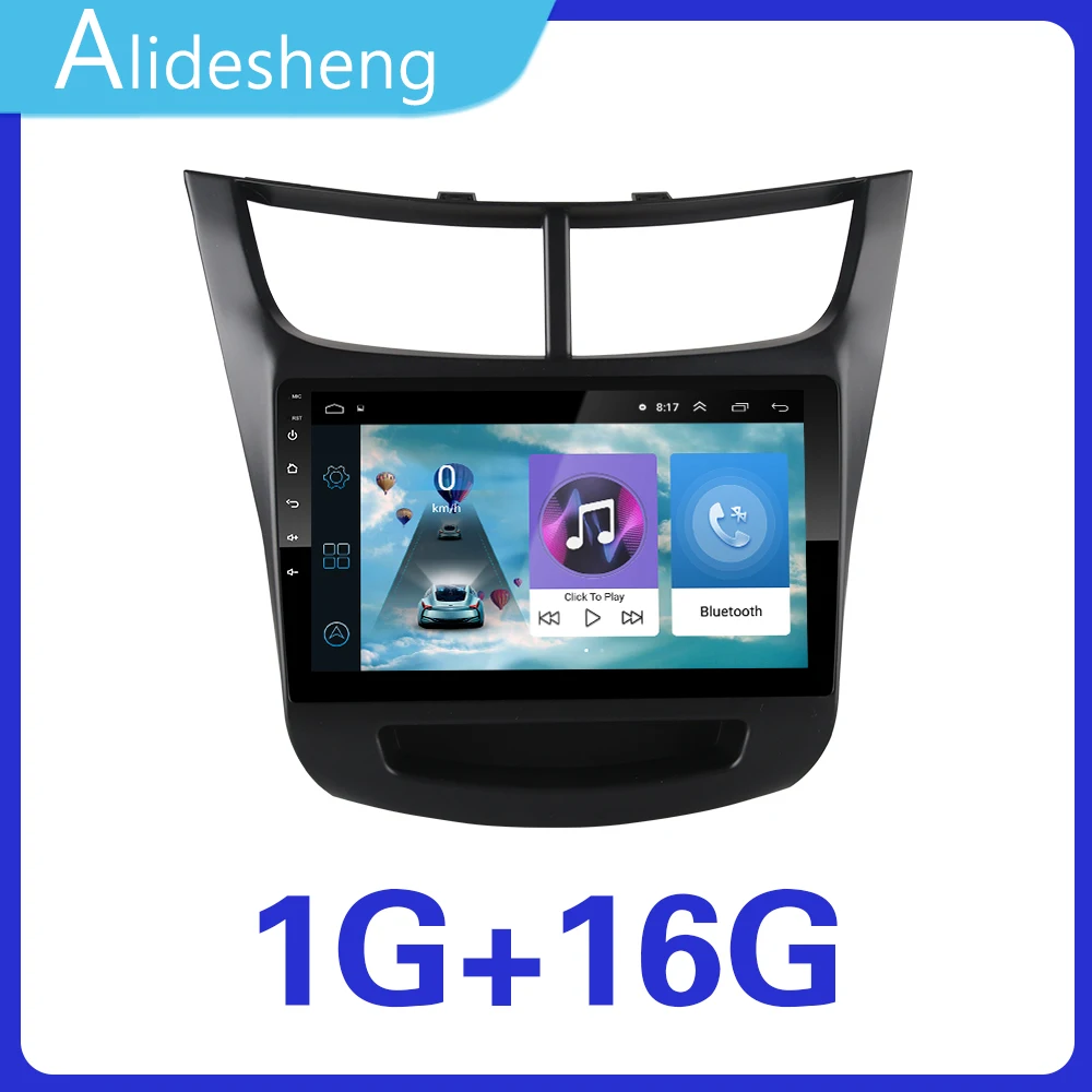 2.5D 2Din Android 8.1GO Автомобильный мультимедийный dvd-плеер gps для Chevrolet Парус навигации радио BT Wi-Fi - Цвет: Sail-1G