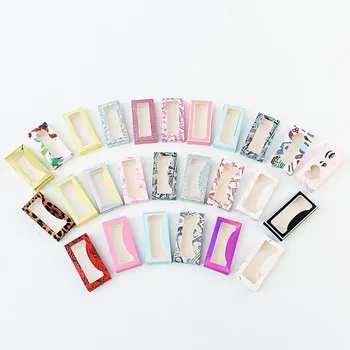 

1pcs Eyelash Packaging Box Empty Boxes Eyelash Package Case Mink Lash Boxes Rectangle Eyelash Box Cosmetic Case Empty Storage