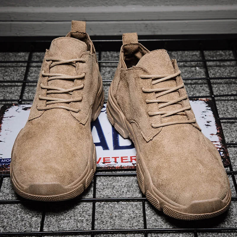 Зимние мужские ботинки; модные удобные ботинки Martin; botas hombre; износостойкая нескользящая обувь в британском стиле; Прямая поставка; AODLEE