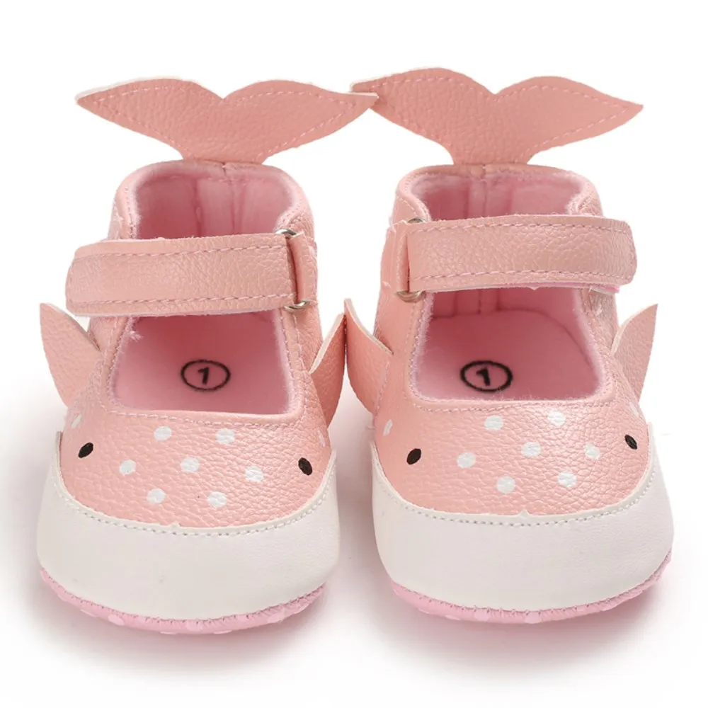 Emmababy сандалии для девочек; детская летняя обувь; мягкие Нескользящие дышащие детские мокасины для маленьких принцесс - Цвет: Розовый