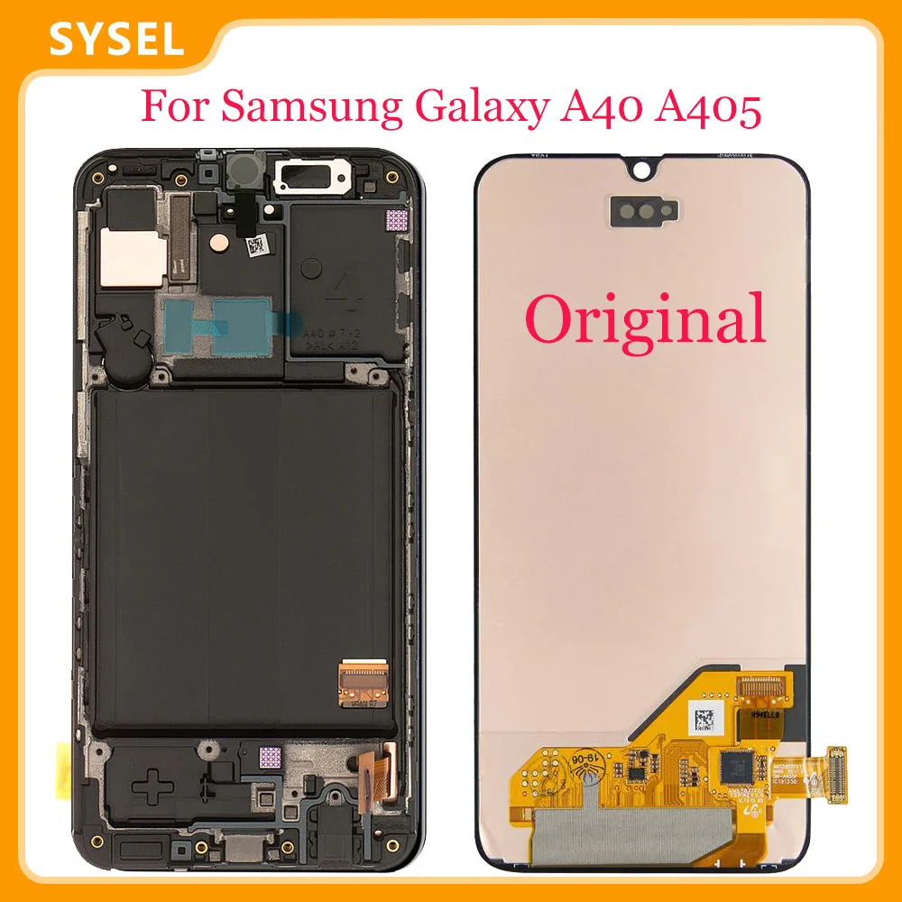 ЖК-дисплей с дигитайзером в сборе для Samsung Galaxy A40 A405 A405F A405FN/DS | Мобильные телефоны и