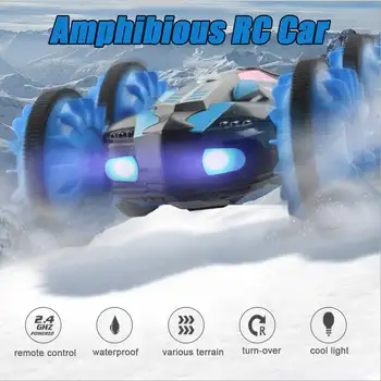 

JJRC C10 2.4G 6CH Amphibious 360° Rotate Off-Road Stunt LED Light RC Vehicles RC Car Remote Control Car Toys Model RTR