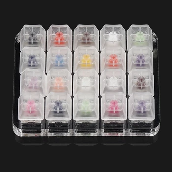 

20 Key Translucent Keycaps Testing Tool Kailh Box Switches Keyboard Tester