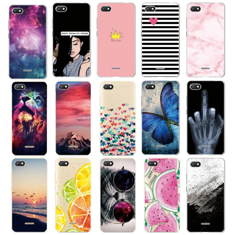 

For Xiaomi Redmi 6A case silicone cover 5.45" TPU Cartoon case on for Xiaomi redmi 6a redmi6a coque fundas phone bumper housing