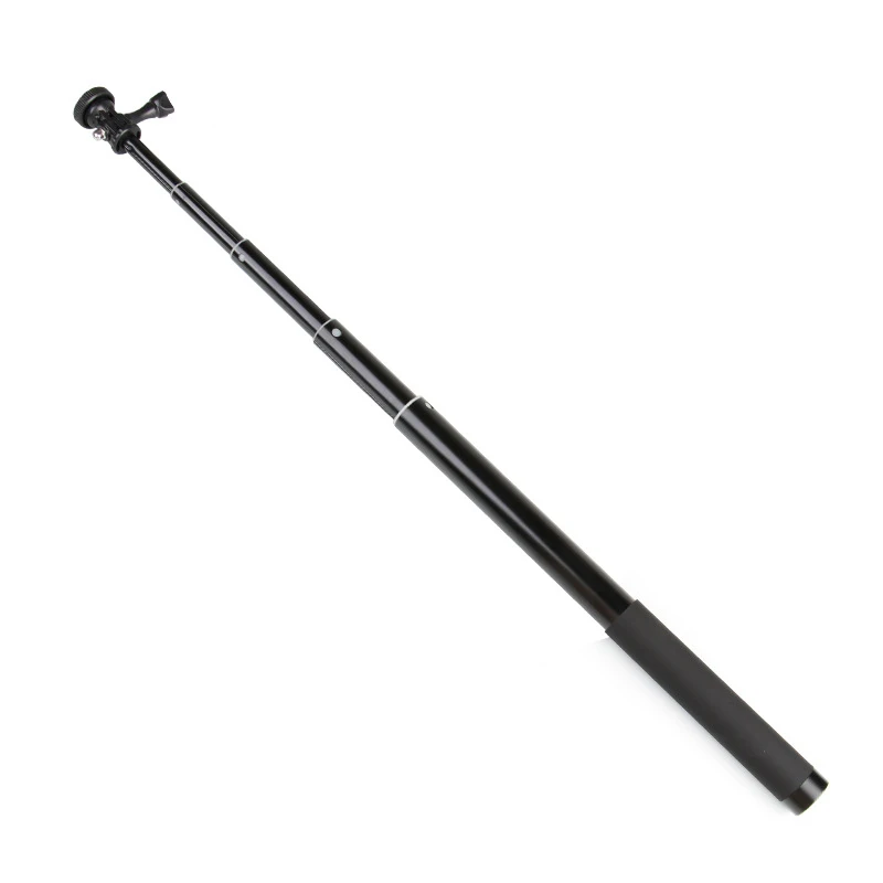 

1.5M Extendable Selfie Stick Monopod with 1/4 Inch Screw Hole for GoPro Hero 7 6 5 4 3+ 3 Action Cam Go Pro HD