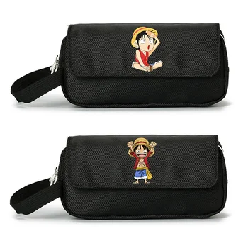 

1 Pcs Pencil Case ONE PIECE Canvas Pencil Box Pencilcase Pencil Bag School Supplies Stationery